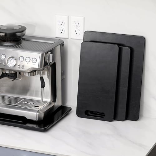 Aieve Appliance Sliding Tray for Kitchen Appliance, Wooden Sliding Tray with Universal Wheel for Coffee Maker, Heavy Duty Slider Tray for Countertop 12"x16"
