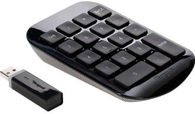 Targus AKP11US Wireless Numeric Keypad - USB - Black, Gray (Renewed)