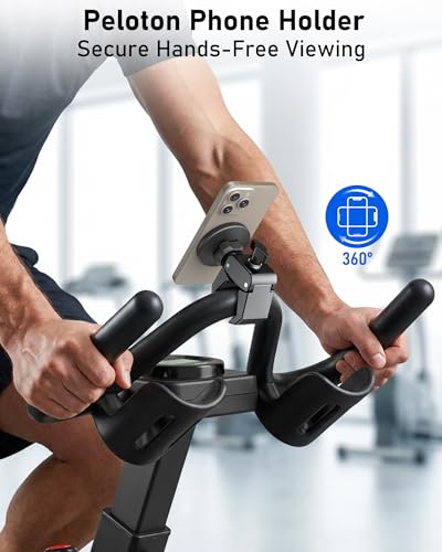 Phone Holder for Peloton Bike, Magnetic Phone Mount Clamp for Spin Bicycles - image 7
