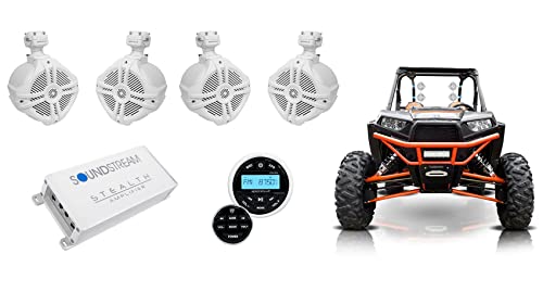 Rockville Audiosavings Bundle RGHR2 Marine Gauge Hole Receiver Bundle with (2) Pair RWB65W 6.5