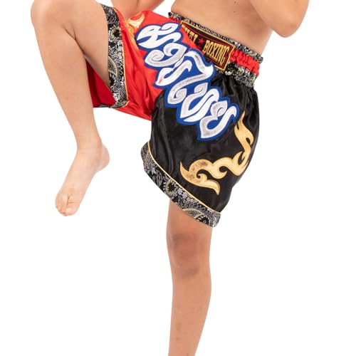 Muay Nation Muay Thai Shorts For Kids Girls Boys Boxing Trunks For Kickboxing Mma Wrestling Grappling Training  thumb #4