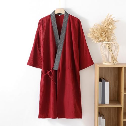 Kimono pour homme doux contre le froid matinal à la maison