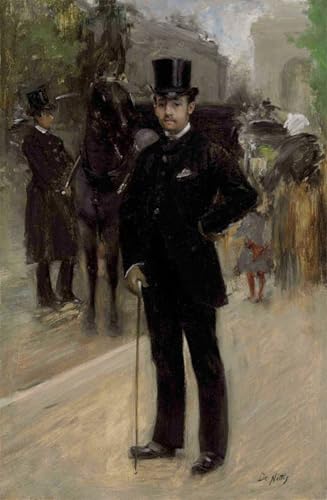 Imagen lienzo de Giuseppe De Nittis con acabado artístico de alta definición