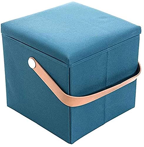 Tabouret de rangement carré pour optimiser les petits espaces du salon - 2