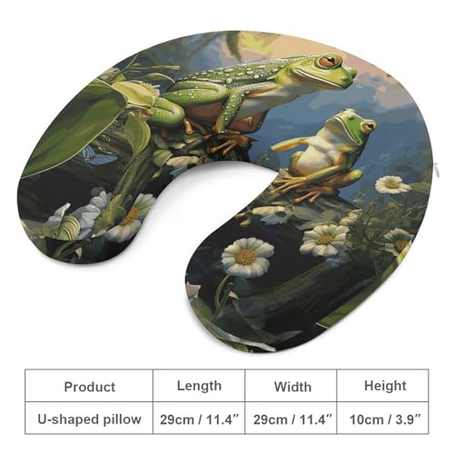 Almohada cuello U espuma viscoelástica 30x25 cm miniatura 2