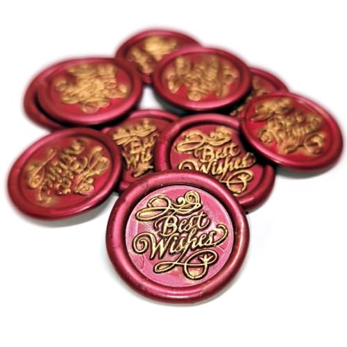 Handmade Self-Adhesive Wax Seal Stickers for Gift Decoration - BestWishes Wax Envelope Seals Sealing Sticker for Invitations Party Supply,Gift Wrapping Supplies (10Pcs/Set) Handmade Self-Adhesive Wax Seal Stickers for Gift Decoration - BestWishes Wax Envelope Seals Sealing Sticker for Invitations Party Supply,Gift Wrapping Supplies (10Pcs/Set)