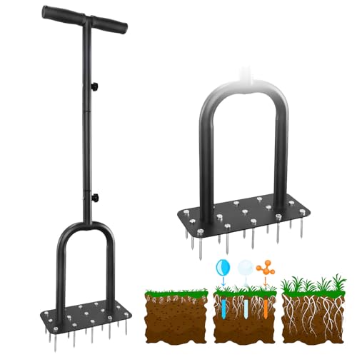 VidaXL Lot De 5 Colliers Aérateurs De Pelouse Avec Pointes 30 Cm - Aérateur Jardin Râteau Gazon