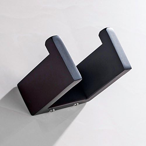 Flybath Coat Hook Robe Hook 304 Stainless Steel Towel Wall Hook Wall Mounted, Matte Black Finish