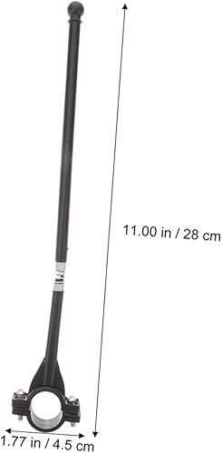 Miniatura 9 de BESPORTBLE 2 piezas de mástiles de bandera para niños, poste de bandera para motocicleta, montaje de remolque para soporte de bandera de scooter,