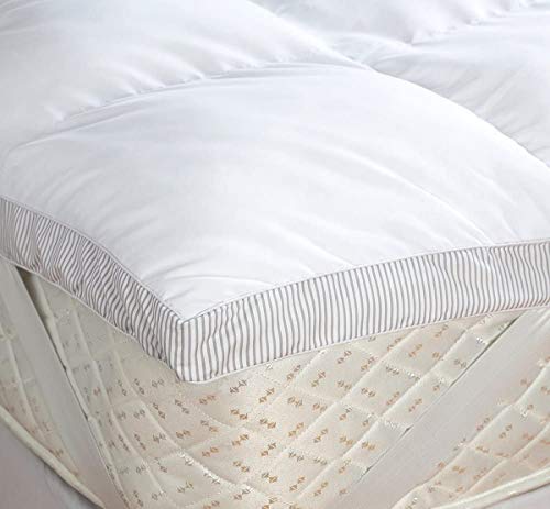 Riva Paoletti Ambassador-Colchones de Color Blanco, Super King, poliéster, Matrimonio Grande