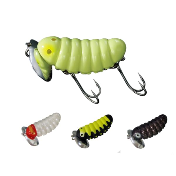 black caterpillar fishing lure Smith LTD Caterpie II No. 27 Matte Black : Amazon.sg: Sporting Goods