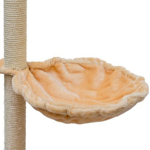 EYEPOWER Katzen Liegemulde Beige Durchmesser 45cm