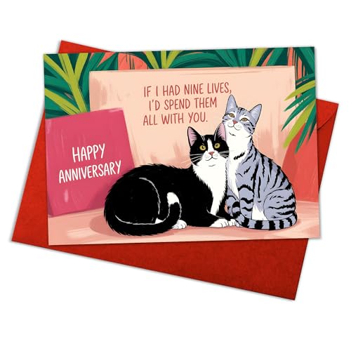 Podagree ���}���e�B�b�N�L���b�g�A�j�o�[�T���[�J�[�h�A�L�D���̂��߂̂��킢���A�j�o�[�T���[�J�[�h�AHappy Anniversary Card�AIf I Had Nine Lives I'd Spend Them All with You�J�[�h �J