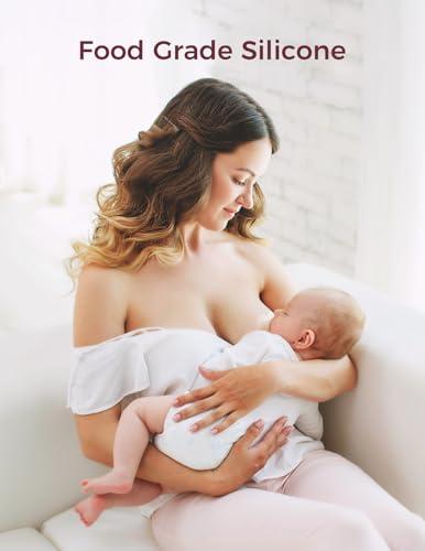 Image of Momcozy Silicone Nipple Shields for Breastfeeding, Flower Shape Petal Design, Ultra Thin & Soft for Flat or Inverted Nipples, Flexible Nursing Shield, BPA /BPS Free (1 Pair, 17mm)