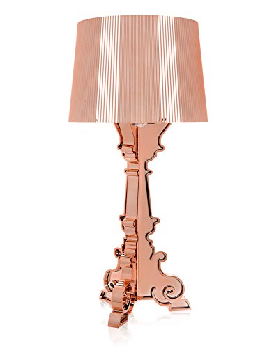 Kartell Bourgie Lampada da Tavolo, Dimmerabile E14, Rame