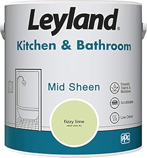 Leyland 423388 Kitchen & Bathroom Mid Sheen, 2.5 Litres