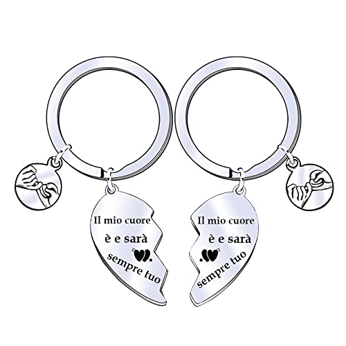 POIUYTRE San Valentino Regalo San Valentino per Lui San Valentino per Lei Regalo Portachiavi Coppia Idee Regalo Coppia Regalo pe Lui/Lei Regalo per Coppia Regalo Coppia Compleanno (5)