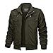 Produktbild KEFITEVD Übergangsjacke Herren Militär Jacke Herren Jacke Herbst Herren Blouson Frühling Leicht Jacken Männer Windjacke Feldjacke Jagd Outdoor Jacke Armeegrün XL