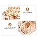 BESPORTBLE 2-Layer Small Animal House Hideaway for Hamsters Exercise Play Nesting Hut Toy