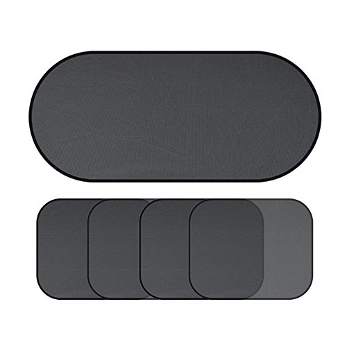 Ndier Parasol Ventana de Coche, Pare-brise-Soleil Anti los Rayos UV para Lunas Laterales Trasera de Coche 5Pcs