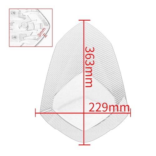 Section carénage capot de selle arrière Speed Triple RS 1050 2019 2020