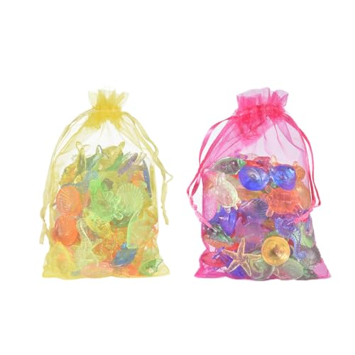 Dive Gems Pool Toys – 100 piezas de animales gemas acrílicas Juguetes de piscina, decoración para fiestas bajo el mar, decoración para acuario, para juguetes de piscina en la playa, juego de buceo