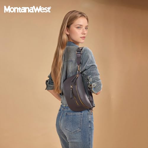 Image of Montana West Crossbody Bags for Women Bum Bag Sling Purse with Adjustable Strap