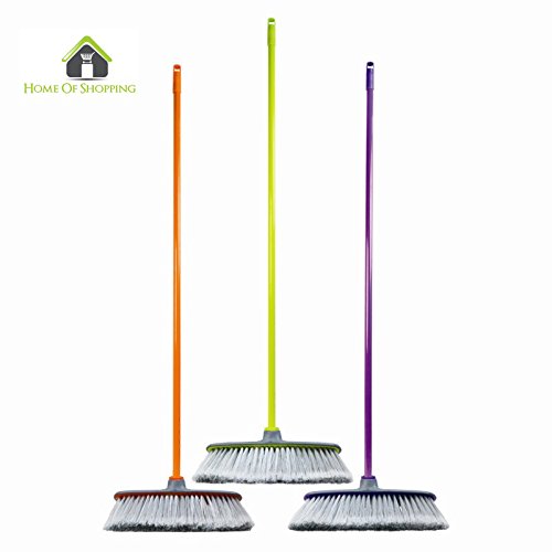 Scopa colorata con impugnatura superiore (viola)