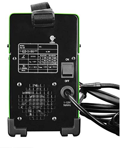 TITANIUM Welding Bundle - Easy-Flux 125 Amp Welder and Blue Flame Auto Darkening Welding Helmet Delaware 