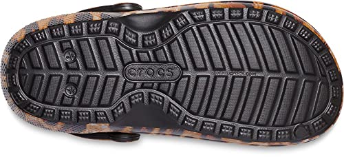 Image of Crocs Womens Men's and Women's Classic Lined Animal Print Clog | Fuzzy Slippers