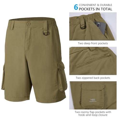 BASSDASH Men's Quick Dry Convertible Cargo Pants - $29.98 - Image 5