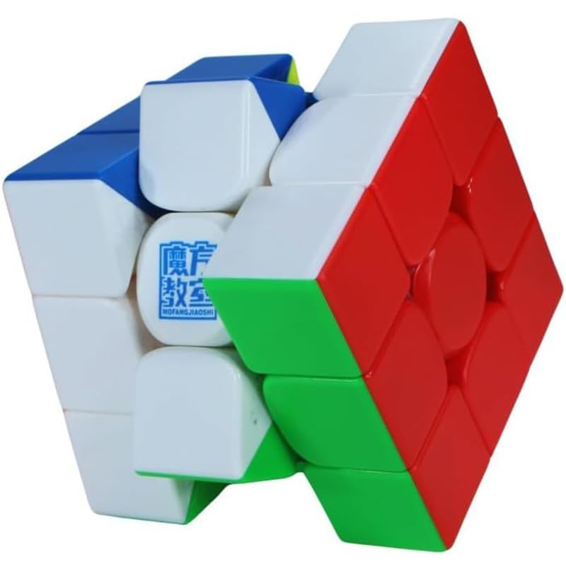 Image of HAWKISTER all ages Moyu RS3M V5 2023 Magnetic Dual Adjustment 3X3 Speed Cube With Robot Display Box, Professional 3X3X3 Puzzle Cube Stickerless RS3M V5 Magnetic Cube (Magnetic Dual Adjustment)