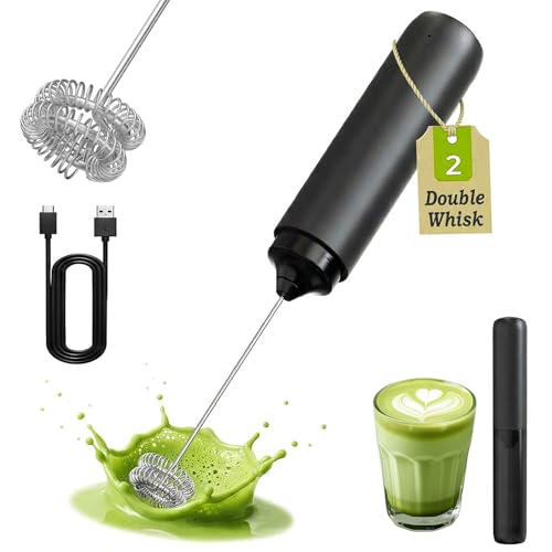 Electric Matcha whisk,Portable Milk Frother Handheld Electric Foam Maker by Clay&Fire - Used condition - US$8.09