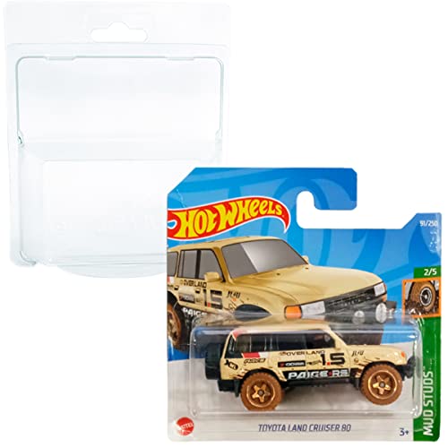 Hot Wheels Toyota Land Cruiser 80 Mud Stunds 2/5 (91/250) 2022 Short Card + Blister & Card Pack Friki Monkey Cover