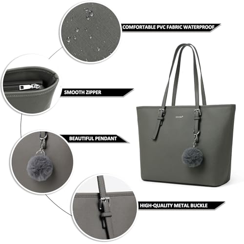 Image of TANTOMI Tote Bag for Women Large Purse Top Handle Ladies Shoulder Bags for Office School Shopping