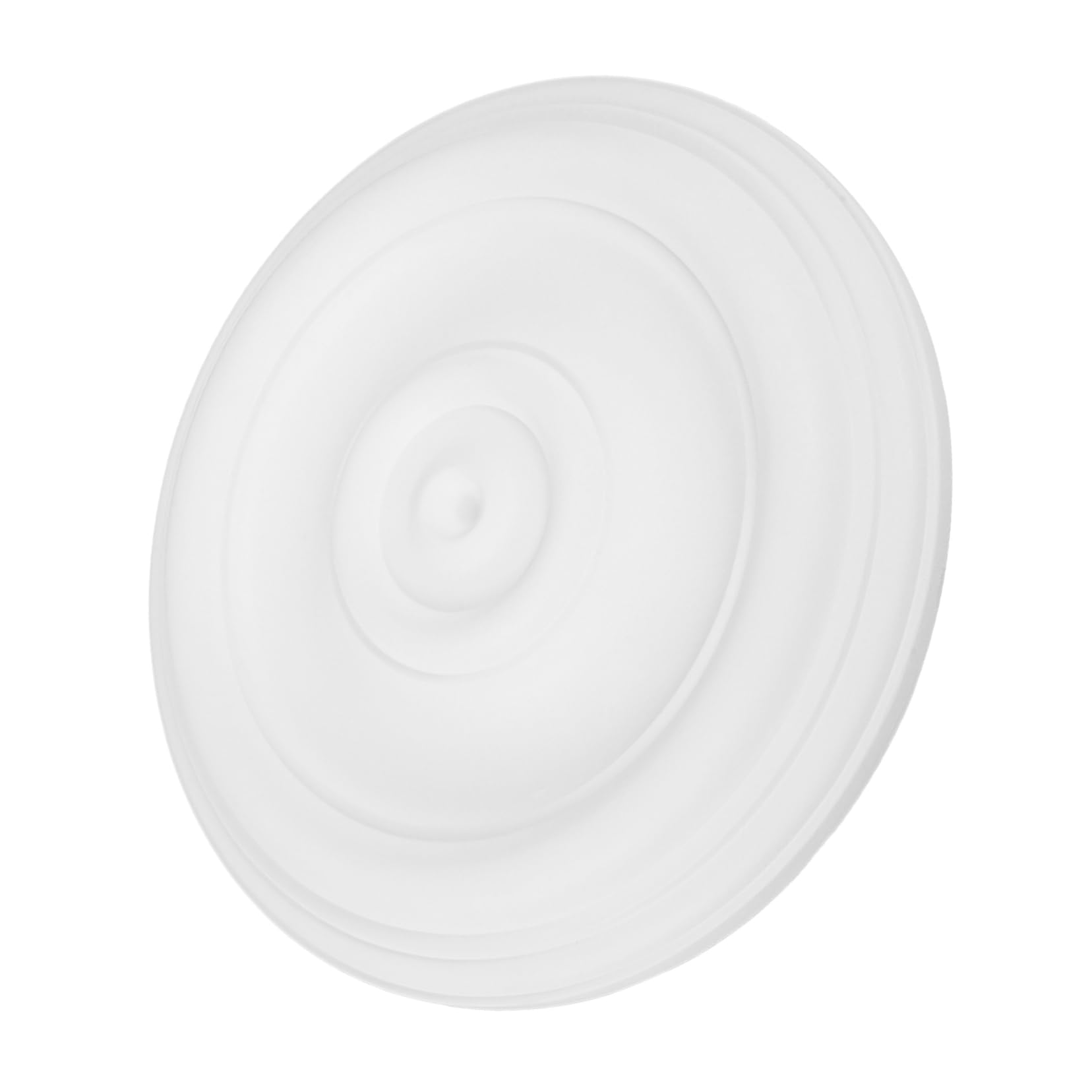 POPETPOP Copri Lampada Facile da Installare in Pu Bianco Soffitto Medaglione da Soffitto Design Moderno Elegante Decorativo