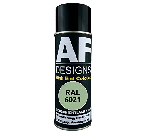 4 IN 1 Ral 6021 Color Verde Pálido Dickschichtlack Laca Spray Lata de Aerosol