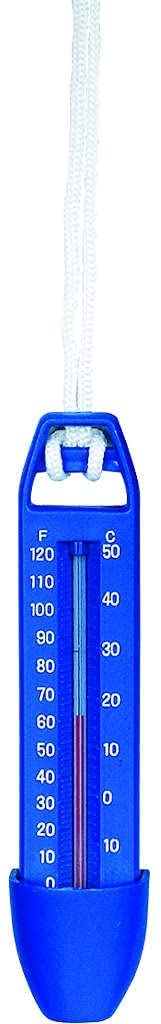 well2wellness Juego de accesorios de piscina de 5 piezas con recogedor de suelo, termómetro, aspirador de suelo triangular, cepillo para piscina y kit de prueba para cloro y pH