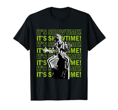 Image of Beetlejuice It's Showtime Repeat T-Shirt