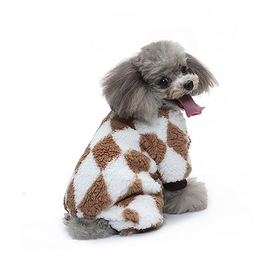 Yardwe 4 Pcs roupas para animais de estimação cachorro pijama de inverno cachorro de estimação prese