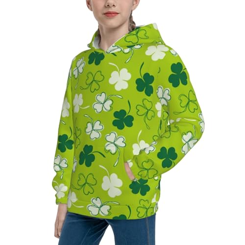 St Patrick's Day7 Kid Hoodies Boys Sweatshirts Girls Pullover with Pocket2