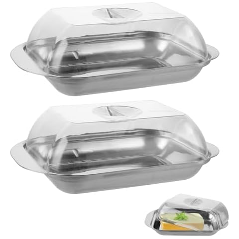 YAYODS Beurrier Acier Inoxydable Cover