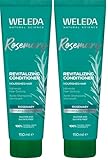 WELEDA BIO ROSMARIN REVITALISING CONDITIONER - NATURKOSMETIK HAARPFLEGE SPÜLUNG MIT JOJOBAÖL, ROSMARINÖL &AMP; ARGININ FÜR NATÜRLICHEN GLANZ &AMP; VOLUMEN. HAARSPÜLUNG OHNE SILIKONE &AMP; SULFATE (VEGAN, 150ML)