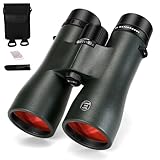 OPTIVORA Professional HD Binoculars for Adults High Powered with BAK4 Lens,12X50 IPX7 Waterproof Binoculars for Adults are Perfect for Bird Watching,Hunting,Stargazing,etc.