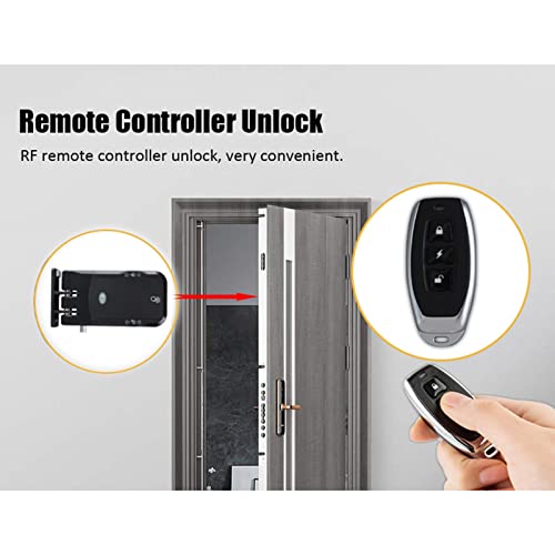 Fechadura Eletrônica Sem Chave, Toque de Alta Segurança, Desbloqueio Com Controle Remoto, Apartament
