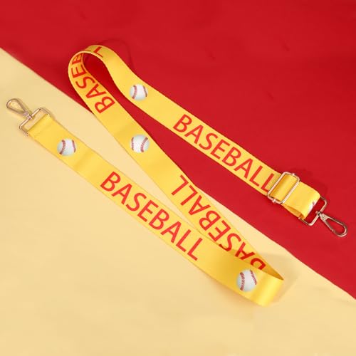 Image of NVENF Game Day Purse Strap Replacement Baseball Basketball Soccer Golf Crossbody Shoulder Bag Straps for Stadium Clear Purse (Style A)