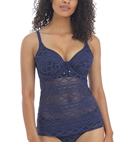 Freya Women's Standard Sundance Underwire Padded Tankini, Denim, 34Dd #TOP18