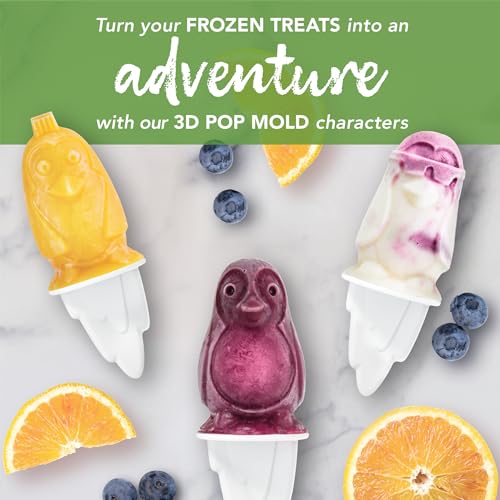 Image of Tovolo, Freezer Pop Molds Penguins Set 4