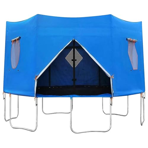 Tienda de campaña para cama elástica, tela Oxford impermeable, cubierta con ventana, trampolín de 8/10/12 pies, tienda de campaña , resistente al sol, resistente al viento, a la lluvia