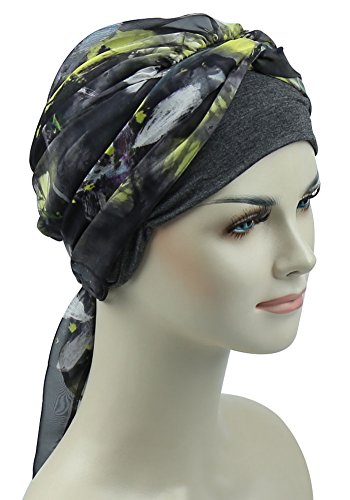 FocusCare Soft Women HeadScarf Chemo Headcover Sleep Hats Turbans HairWrap for Cancer